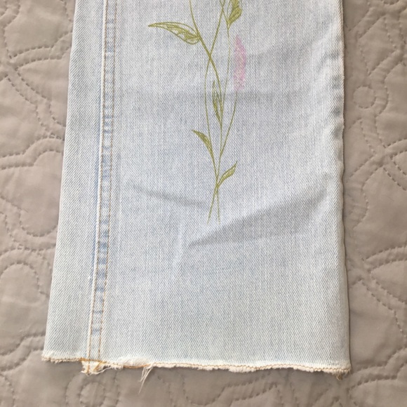 Vintage Polo Ralph Lauren Painted Cropped Flare - Picture 2 of 10